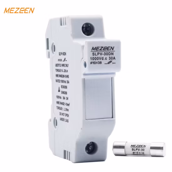 Best Price DC 1-30A Fuse Base Protection 1phase 10X38mm Fuse for Solar PV System