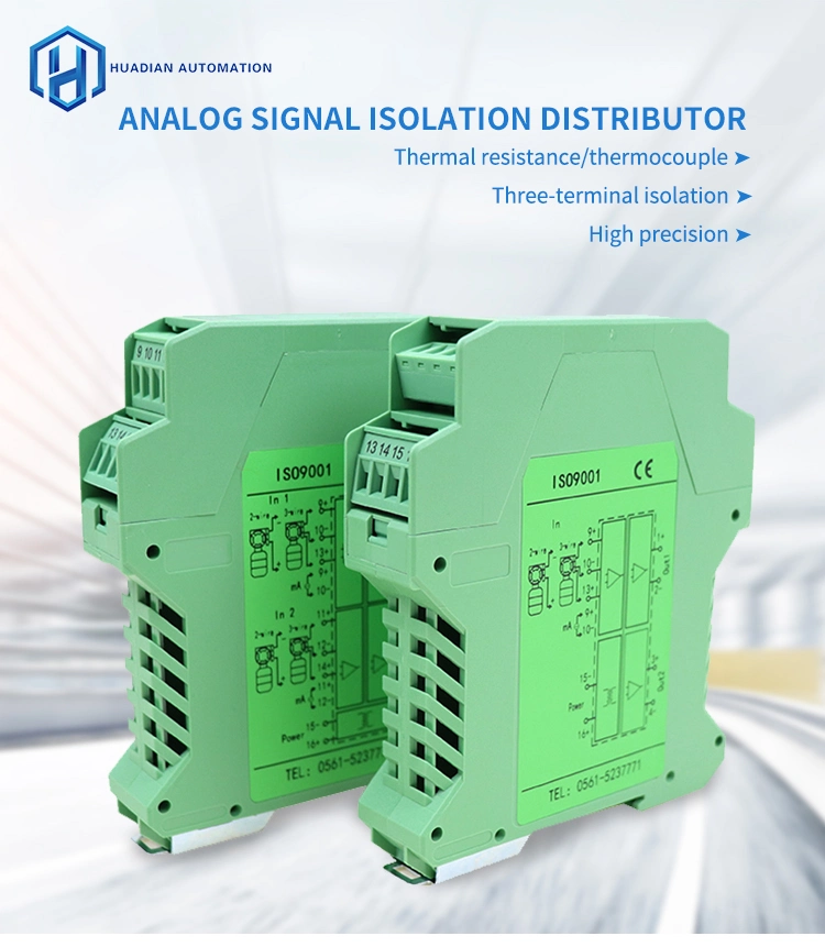 2 in 2 out 24V DC Power Passive Active Signal Isolator