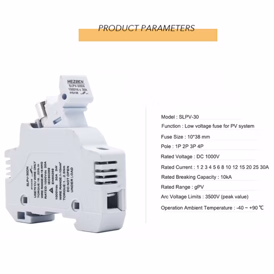 Best Price DC 1-30A Fuse Base Protection 1phase 10X38mm Fuse for Solar PV System